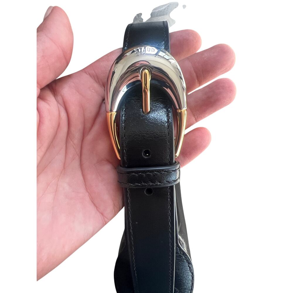 STAUD Owen Bag - Black Leather - NWT - Picture 8 of 13